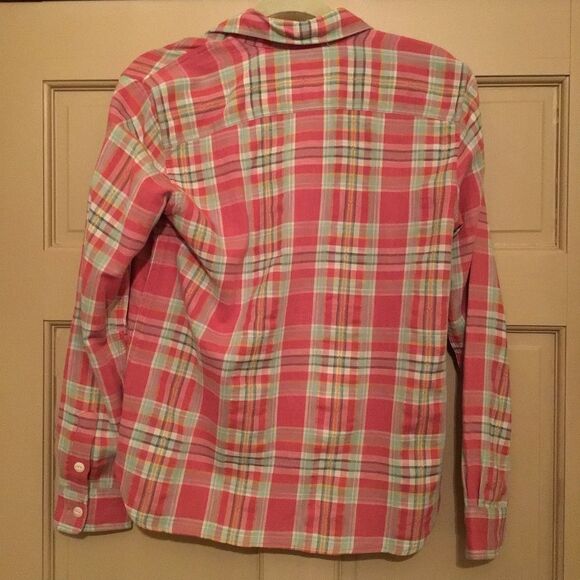 Ralph Lauren 209596689001 Plaid-Multi Soft Cotton Button-Down Shirt - Picture 4 of 6